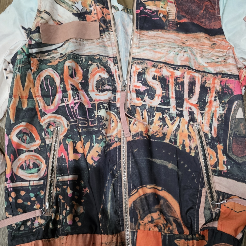 Colorful Graphic Zip-Up Jacket - Picture 5 of 12